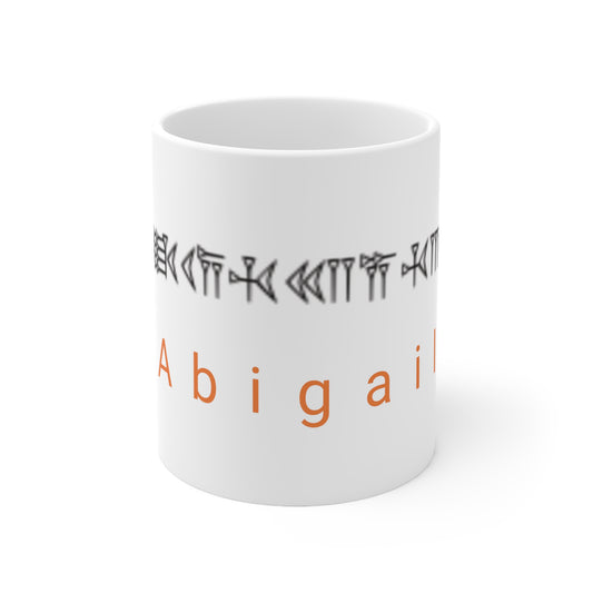 Abigail Ancient Cuneiform - Ceramic Mug 11oz